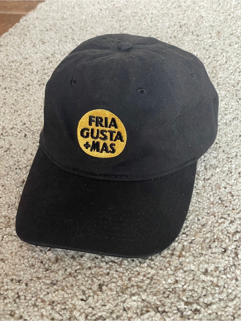 Topo Chico Embroidered Black Dad Hat